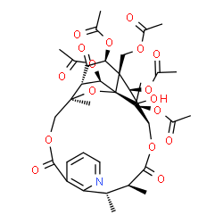 ChemSpider 2D Image | (6alpha)-Evonine | C36H43NO17