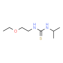 ChemSpider 2D Image | 1-(2-Ethoxyethyl)-3-isopropylthiourea | C8H18N2OS