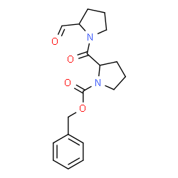 ChemSpider 2D Image | N-Benzyloxycarbonyl-prolyl-prolinal | C18H22N2O4