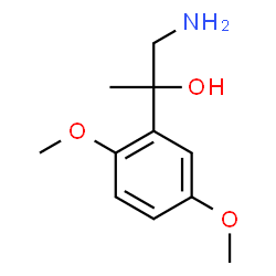 ChemSpider 2D Image | 1-Amino-2-(2,5-dimethoxyphenyl)-2-propanol | C11H17NO3
