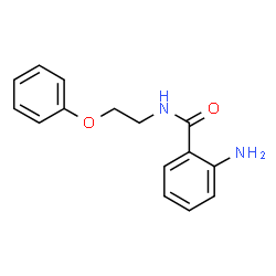 ChemSpider 2D Image | 2-Amino-N-(2-phenoxyethyl)benzamide | C15H16N2O2