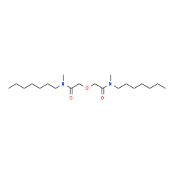 ChemSpider 2D Image | 2,2'-Oxybis(N-heptyl-N-methylacetamide) | C20H40N2O3
