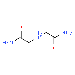 ChemSpider 2D Image | 2-Amino-N-(2-amino-2-oxoethyl)-2-oxoethanaminium | C4H10N3O2