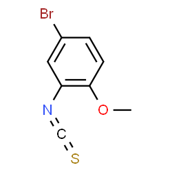 ChemSpider 2D Image | 4-Bromo-2-isothiocyanato-1-methoxybenzene | C8H6BrNOS