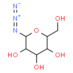 ChemSpider 2D Image | 2-Azido-6-(hydroxymethyl)tetrahydro-2H-pyran-3,4,5-triol | C6H12N3O5
