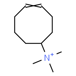 ChemSpider 2D Image | N,N,N-Trimethyl-4-cycloocten-1-aminium | C11H22N