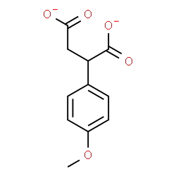 ChemSpider 2D Image | 2-(4-Methoxyphenyl)succinate | C11H10O5