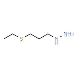 ChemSpider 2D Image | [3-(Ethylthio)propyl]hydrazine | C5H14N2S