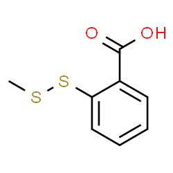 ChemSpider 2D Image | 2-(Methyldisulfanyl)benzoic acid | C8H8O2S2
