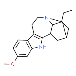 ChemSpider 2D Image | 13-Methoxyibogamine | C20H26N2O