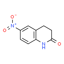 ChemSpider 2D Image | 6-Nitro-3,4-dihydro-2(1H)-quinolinone | C9H8N2O3