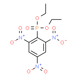 ChemSpider 2D Image | Diethyl (2,4,6-trinitrophenyl)phosphonate | C10H12N3O9P