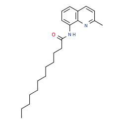ChemSpider 2D Image | N-(2-Methyl-8-quinolinyl)dodecanamide | C22H32N2O