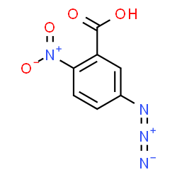 ChemSpider 2D Image | 5-Azido-2-nitrobenzoic acid | C7H5N4O4