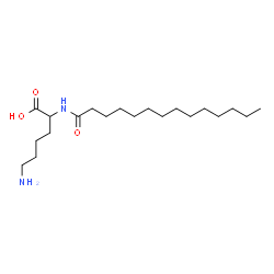 ChemSpider 2D Image | N~2~-Tetradecanoyllysine | C20H40N2O3