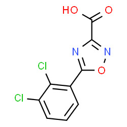ChemSpider 2D Image | 5-(2,3-Dichlorophenyl)-1,2,4-oxadiazole-3-carboxylic acid | C9H4Cl2N2O3