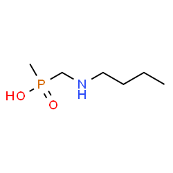 ChemSpider 2D Image | [(Butylamino)methyl]methylphosphinic acid | C6H16NO2P