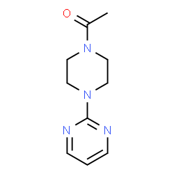 ChemSpider 2D Image | 1-[4-(2-Pyrimidinyl)-1-piperazinyl]ethanone | C10H14N4O