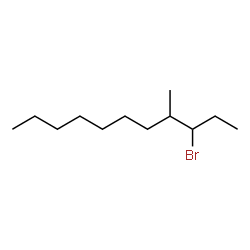 ChemSpider 2D Image | 3-Bromo-4-methylundecane | C12H25Br