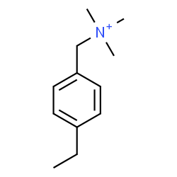 ChemSpider 2D Image | (4-Ethylphenyl)-N,N,N-trimethylmethanaminium | C12H20N