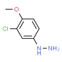 ChemSpider 2D Image | (3-Chloro-4-methoxyphenyl)hydrazine | C7H9ClN2O