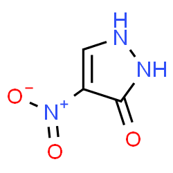 ChemSpider 2D Image | 4-Nitro-1,2-dihydro-3H-pyrazol-3-one | C3H3N3O3