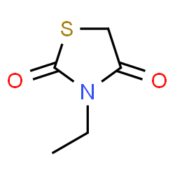 ChemSpider 2D Image | 3-Ethyl-2,4-thiazolidinedione | C5H7NO2S