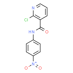 ChemSpider 2D Image | 2-Chloro-N-(4-nitrophenyl)nicotinamide | C12H8ClN3O3