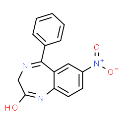 ChemSpider 2D图像|硝西泮| C15H11N3O3