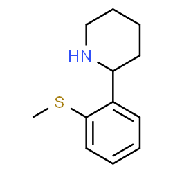 ChemSpider 2D Image | 2-[2-(Methylsulfanyl)phenyl]piperidine | C12H17NS
