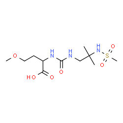 ChemSpider 2D Image | O-Methyl-N-({2-methyl-2-[(methylsulfonyl)amino]propyl}carbamoyl)homoserine | C11H23N3O6S
