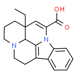 ChemSpider 2D Image | Vinpocetine Carboxylic Acid | C20H22N2O2