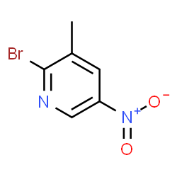 ChemSpider 2D Image | 2-Bromo-5-nitro-3-picoline | C6H5BrN2O2