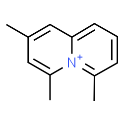 ChemSpider 2D Image | 2,4,6-Trimethylquinolizinium | C12H14N