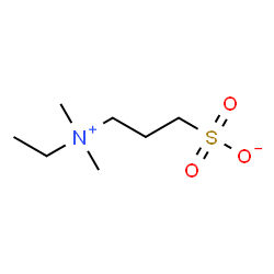 ChemSpider 2D Image | 3-[Ethyl(dimethyl)ammonio]-1-propanesulfonate | C7H17NO3S
