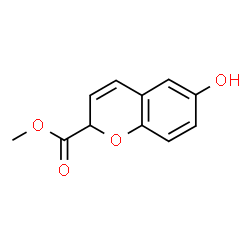 ChemSpider 2D Image | Methyl 6-hydroxy-2H-chromene-2-carboxylate | C11H10O4