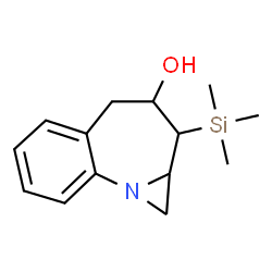 ChemSpider 2D Image | 2-(Trimethylsilyl)-1a,2,3,4-tetrahydro-1H-azireno[1,2-a][1]benzazepin-3-ol | C14H21NOSi