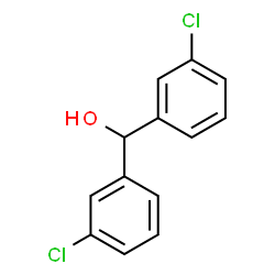 ChemSpider 2D Image | Benzhydrol, 3,3'-dichloro- | C13H10Cl2O