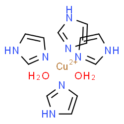 ChemSpider 2D Image | 1H-Imidazole, copper(2+) salt, hydrate (4:1:2) | C12H20CuN8O2