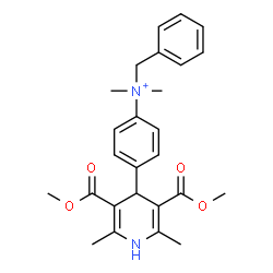 ChemSpider 2D Image | N-Benzyl-4-[3,5-bis(methoxycarbonyl)-2,6-dimethyl-1,4-dihydro-4-pyridinyl]-N,N-dimethylanilinium | C26H31N2O4