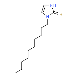 ChemSpider 2D Image | 1-Decyl-1,3-dihydro-2H-imidazole-2-thione | C13H24N2S