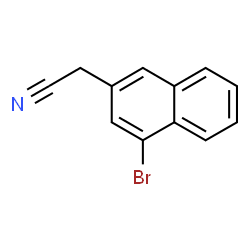 ChemSpider 2D Image | (4-Bromo-2-naphthyl)acetonitrile | C12H8BrN