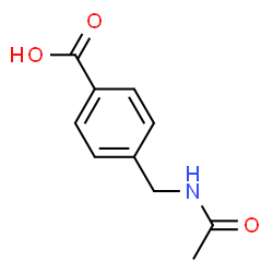 ChemSpider 2D Image | 4-(Acetamidomethyl)benzoic acid | C10H11NO3