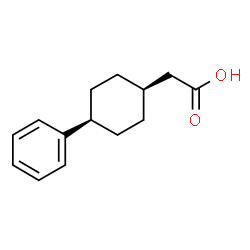 ChemSpider 2D Image | (cis-4-Phenylcyclohexyl)acetic acid | C14H18O2