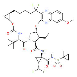 ChemSpider 2D Image | voxilaprevir | C40H52F4N6O9S