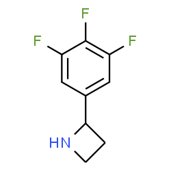 ChemSpider 2D Image | 2-(3,4,5-Trifluorophenyl)azetidine | C9H8F3N