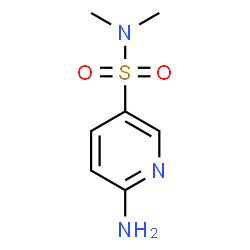 ChemSpider 2D Image | 6-Amino-N,N-dimethyl-3-pyridinesulfonamide | C7H11N3O2S