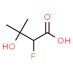 ChemSpider 2D Image | 2-Fluoro-3-hydroxy-3-methylbutanoic acid | C5H9FO3