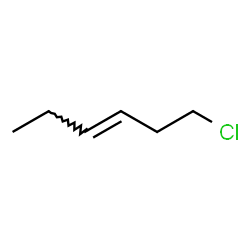 ChemSpider 2D Image | (3E)-1-Chloro-3-hexene | C6H11Cl