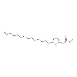 ChemSpider 2D Image | Methyl (5-tetradecyltetrahydro-2-furanyl)acetate | C21H40O3